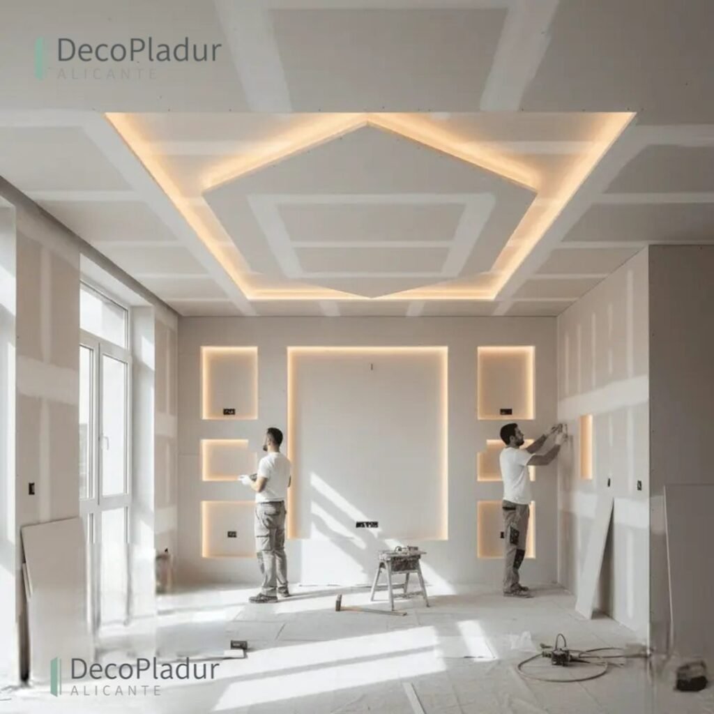 Obras en seco con pladur en alicante